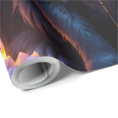 Nyx – Wächter des Mondlichts.  Geschenkpapier (Rolleneckpunkt)