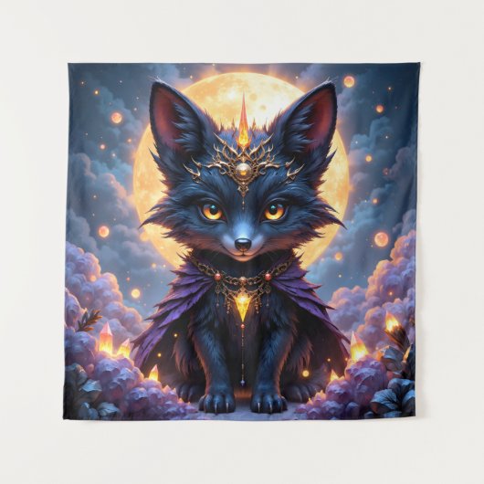 Nyx – Wächter des Mondlichts. Wandteppich (Vorderseite)