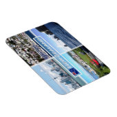 NZ Auckland Skyline - Wellington panorama - Magnet (Rechte Seite)