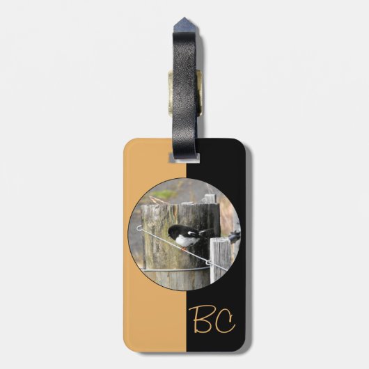 NZ Bird Gepäckanhänger (Rückseite vertikal)