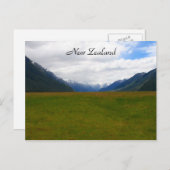 Nz-Feld Postkarte (Vorne/Hinten)