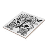 NZ gebürtige Vögel - kleine Fliese (Seite)