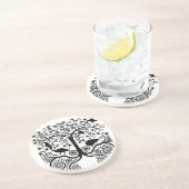 NZ gebürtige Vögel - Sandstein-Untersetzer Getränkeuntersetzer (Seite)