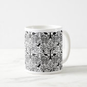 NZ gemusterte Tasse gebürtiger Vögel (VorderseiteRechts)