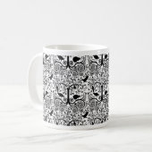 NZ gemusterte Tasse gebürtiger Vögel (Vorderseite Links)