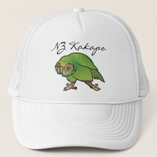 NZ Kakapo-Kappe Truckerkappe (Vorderseite)