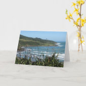 NZ Landschaftlich Grußkarte Karte (Gelbe Blume)