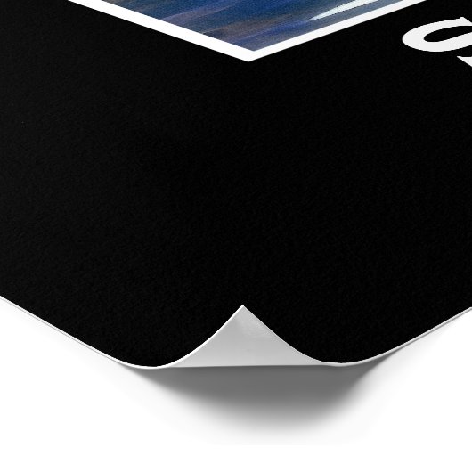 NZ Miter Peak Landschaftlich Motivierend Art Poste Poster (Ecke)