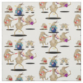 NZ Music Kiwi Band Stoff (Muster)