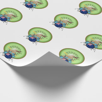 NZ Music Kiwi drumming Geschenkpapier