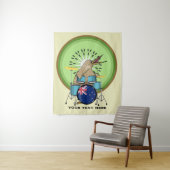 NZ Music Kiwi drumming Wandteppich (Beispiel)