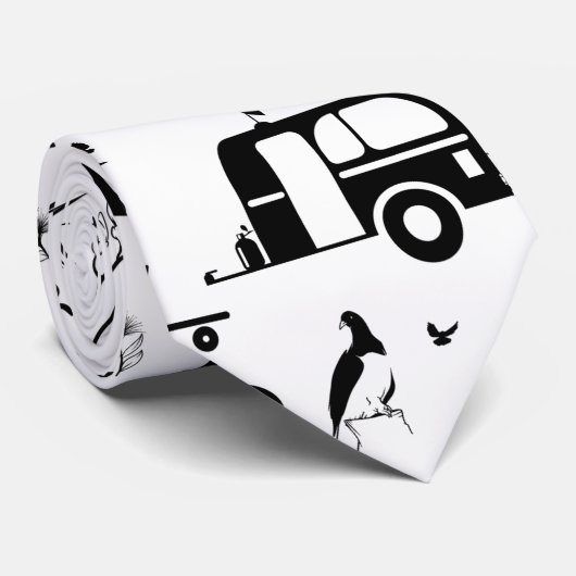 NZ-Muster Krawatte (Gerollt)