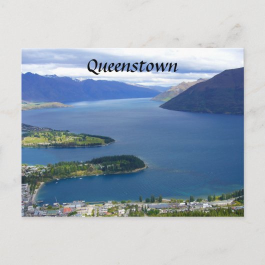 nz queenstown postkarte (Vorderseite)