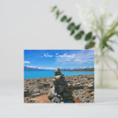 Nz Rocks Postkarte (Stehend Vorderseite)