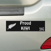 NZ Silver Fern National Emblem Patriotic Geschenk Autoaufkleber (Auf Auto)