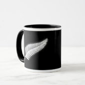 NZ Silver Fern National Emblem Patriotic Geschenk Tasse (Vorderseite Links)