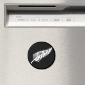 NZ Silver Fern National Emblem Patriotic Magnet (In Situ (Geschirrspüler))