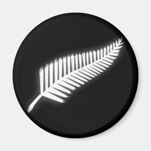 NZ Silver Fern National Emblem Patriotic Magnet (Vorne)