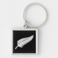 NZ Silver Fern National Emblem Patriotic Schlüssel