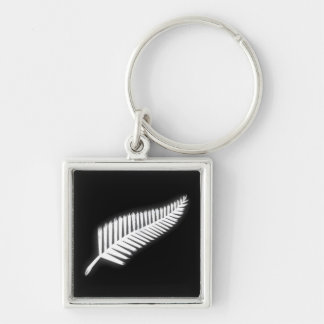 NZ Silver Fern National Emblem Patriotic Schlüssel Schlüsselanhänger
