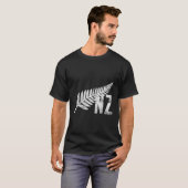 Nz Silver Fern Neuseeland T-Shirt (Vorne ganz)