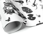 NZ-Urlaubsmuster Geschenkpapier (Rolleneckpunkt)