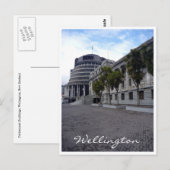 Nz Wellington Parlament Postkarte (Vorne/Hinten)