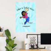 Nzinga - Make a Joyful Noise Blue - POSTER (Heimbüro)