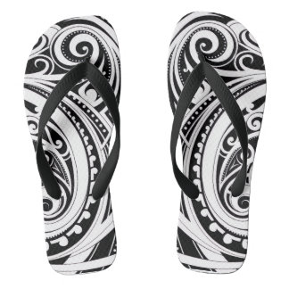 NZKULTUR-einzigartiges Māori-Design Badesandalen