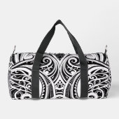 NZKULTUR-einzigartiges Māori-Design Duffle Bag (Rückseite)
