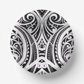 NZKULTUR-einzigartiges Māori-Design Pappteller (Vorderseite)