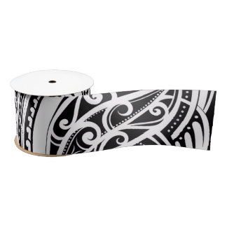 NZKULTUR-einzigartiges Māori-Design Satinband