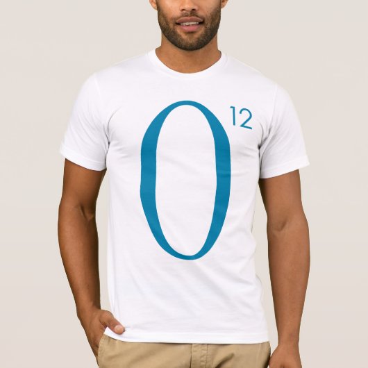 O12 blau/Front T-Shirt (Vorderseite)