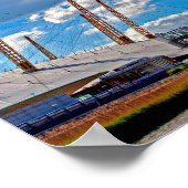 O2 Arena River Thames London Vereinigtes Königreic Poster (Ecke)