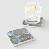 O4W, Old Fourth Ward, Old Fourth Ward Atlanta, O4W Steinuntersetzer (Seitenansicht)