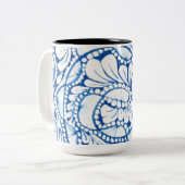 O&A Zweifarbiges Kaffeetasse (Vorderseite Links)