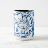 O&A Zweifarbiges Kaffeetasse (Mittel)