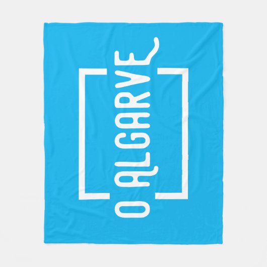 O Algarve Fleecedecke (Vorderseite)