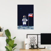 O astronauta poster (Heimbüro)