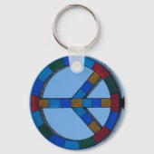 O.B. Peace Sign Schlüsselanhänger (Vorderseite)