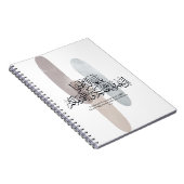 O Believers – Elegant Arabic Calligraphy Wall Art  Notizblock (Rechte Seite)