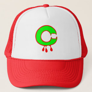 Ō" Bleeding's Teeth-Tebor's Trucker Hat" ╝ Truckerkappe