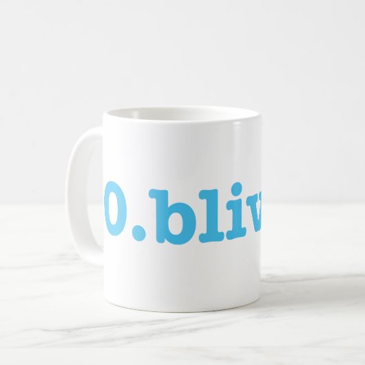 O.blivion Kaffeetasse (Vorderseite Links)