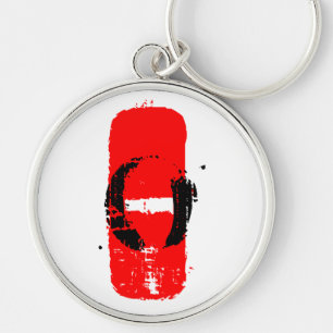 O- Blood Type Keychain Schlüsselanhänger