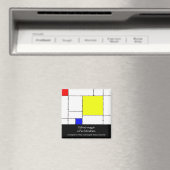 O(boe)-maggio a Mondrian Magnet (In Situ (Geschirrspüler))