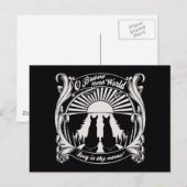 O Brave New World Postkarte (Vorne/Hinten)
