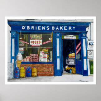 O`Brien's Bäckerei Poster