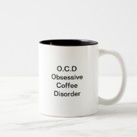 O.C.D besessene Kaffee-Störungs-Tassen