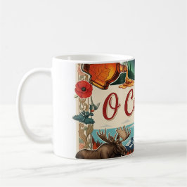O Canada Collage – Vintage Patriotisch Kaffeetasse