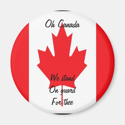 O Canada Magnete Magnet (Vorne)